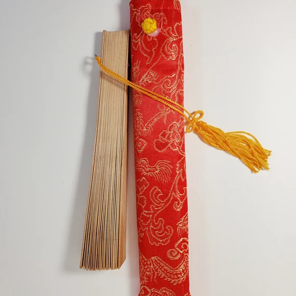 Two Wooden Hand Fans - Picture 8 of 8